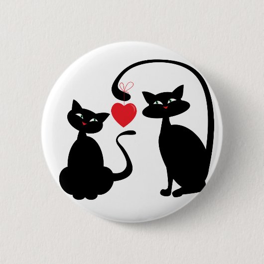 僕のもの猫 缶バッジ (正面)