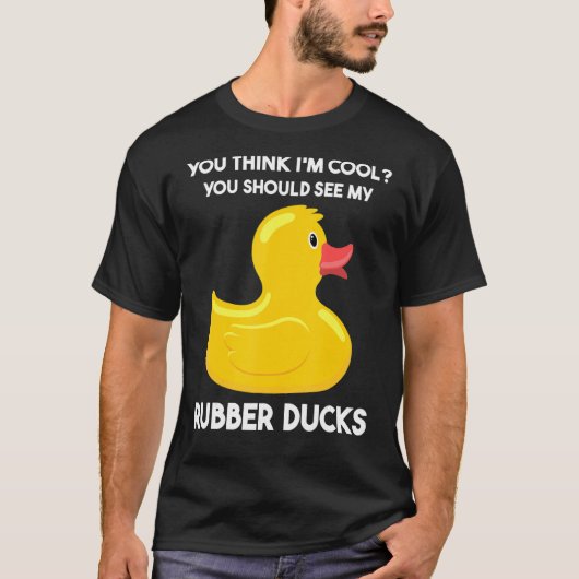 僕のアヒルのゴムが見えるはずだ Tシャツ (正面)