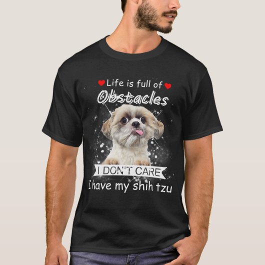 僕のシーズー(犬)は君に預ける Tシャツ (正面)