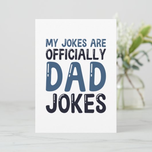 僕のジョークは公式にはパパジョークだ サンキューカード (スタンド正面)