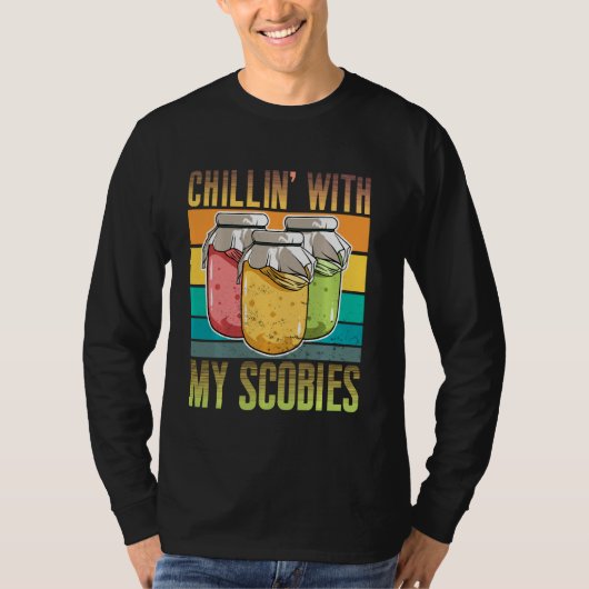 僕のスコビープンコムとチリンおもしろいグ Tシャツ (正面)