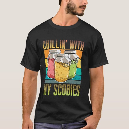 僕のスコビープンコムとチリンおもしろいグ Tシャツ (正面)