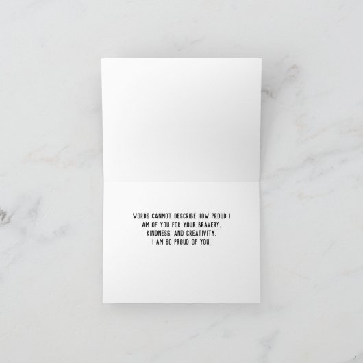 僕のニブリングにとっては、非バイナリの姪っ子の甥だ誇りを持ったった。 カード (内部)