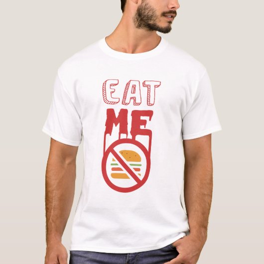 僕のハンバーガーを食べろTシャツ Tシャツ (正面)