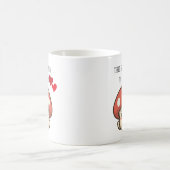 僕のハートにはキノコが入っている コーヒーマグカップ (中央)