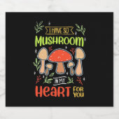僕のハートはキノコだ ビールラベル (シングルラベル)
