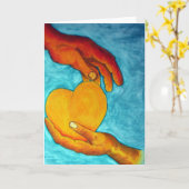 僕のハートは君の手中にある カード (黄色い花)