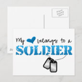 僕のハートは軍人だ ポストカード (正面/裏面)