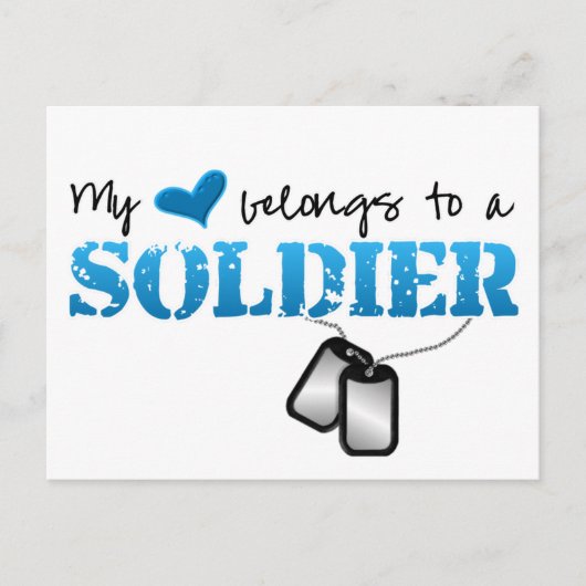 僕のハートは軍人だ ポストカード (正面)
