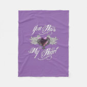 僕のハートは フリースブランケット (正面)