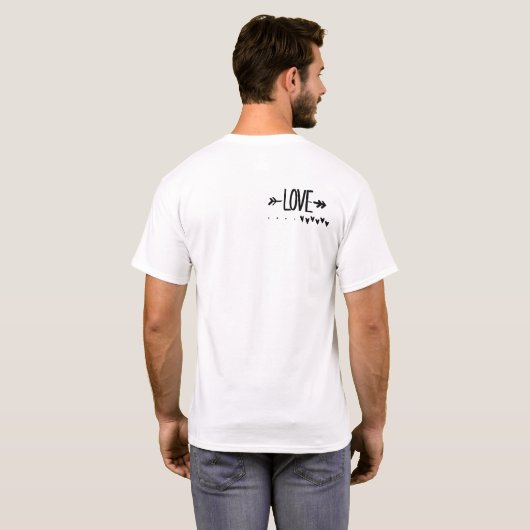 僕のハートTシャツがあるな Tシャツ (裏面フル)