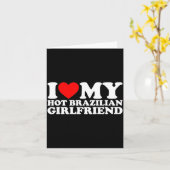 僕のブラジル人の彼女は最高にセクシーだ カード (黄色い花)