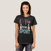 僕のポップ・アートのスポーツはKだ Tシャツ (正面フル)