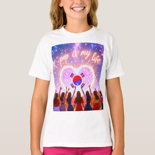 僕のポップ・アートの命は銀河系中に刻まれている Tシャツ (正面)