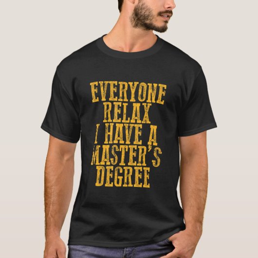 僕のリラックス学士は皆さん Tシャツ (正面)