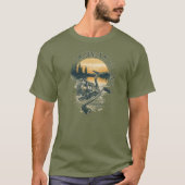 僕のリール世界で生きてる | フィッシングレイク Tシャツ (正面)