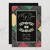 僕の一匹は部族のアフリカ人を見つけ結婚た セーブザデート (正面/裏面)