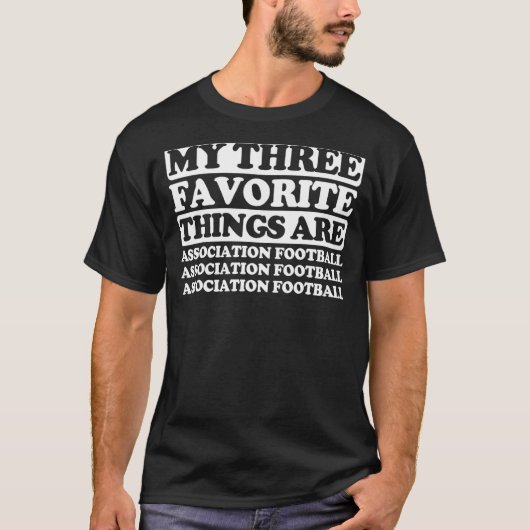 僕の三つお気に入りのは連想フットブだ Tシャツ (正面)