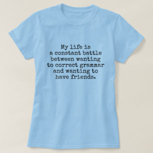 僕の人生は絶え間ない冗談だ Tシャツ