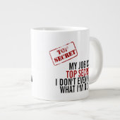 僕の仕事は極秘だ ジャンボコーヒーマグカップ (正面右)