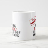 僕の仕事は極秘だ ジャンボコーヒーマグカップ (正面)