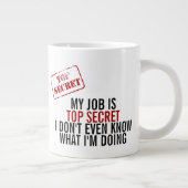 僕の仕事は極秘だ ジャンボコーヒーマグカップ (右)