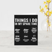 僕の余暇に船長船に乗ることをやること カード (黄色い花)