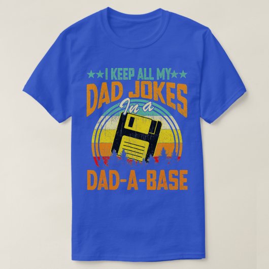 僕の保パパはパパで冗談を言おもしろいう Tシャツ (デザイン正面)