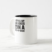 僕の保パパは皆パパで冗談を言う ツートーンマグカップ (正面左)