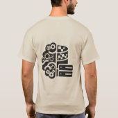 僕の保パパは皆パパで冗談を言う Tシャツ (裏面)