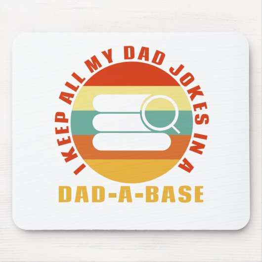 僕の保パパは皆パパヴィンテージで冗談を言う マウスパッド (正面)