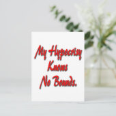 僕の偽善はどこまでも知らぬ ポストカード (スタンド正面)