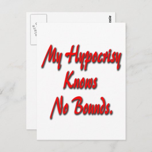 僕の偽善はどこまでも知らぬ ポストカード (正面/裏面)