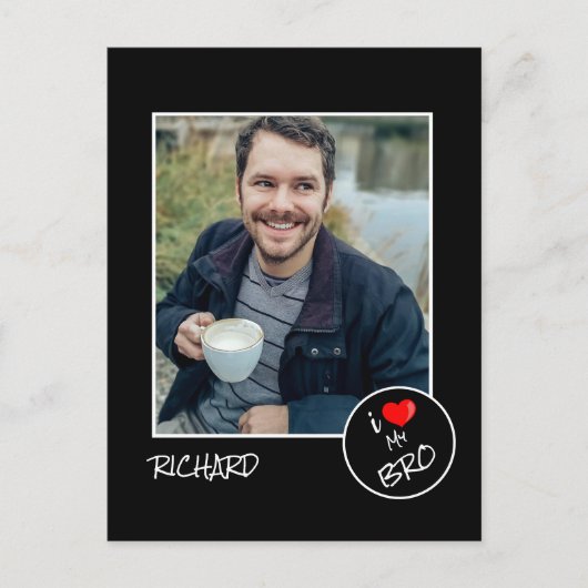 僕の兄が大好き - オーダーメイド写真 ポストカード (正面)