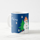 僕の友人は薄片だ コーヒーマグカップ (正面左)