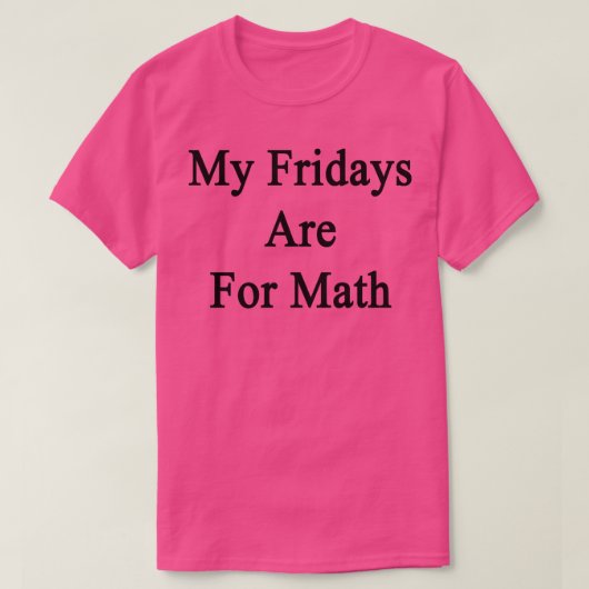 僕の友達は数学の友達だ Tシャツ (デザイン正面)