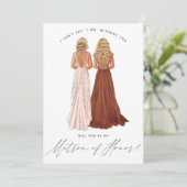 僕の名誉の末裔になるかいガウンInvの女子 招待状 (スタンド正面)