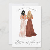 僕の名誉の末裔になるかいガウンInvの女子 招待状 (正面)