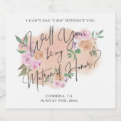 僕の名誉の末裔になるかいワイきらめくンラボ スパークリングワインラベル (シングルラベル)