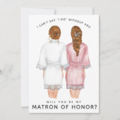 僕の名誉の末裔になるかい女子のローブInv 招待状 (正面)