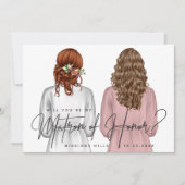 僕の名誉の末裔になるかい女子のローブV2 招待状 (正面)