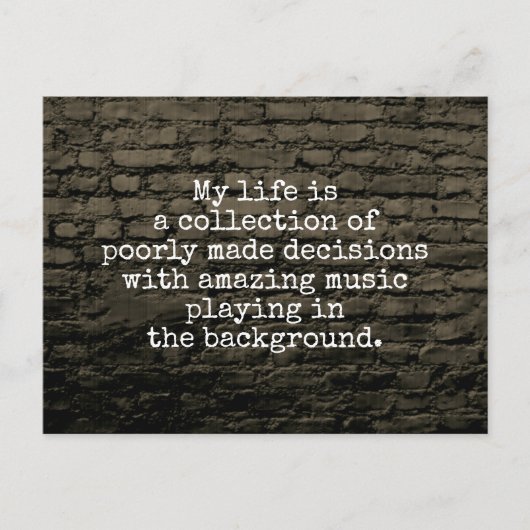 僕の命は寄せ集めだ ポストカード (正面)