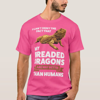 僕の大きな竜ペットひげ竜は否定できない Tシャツ