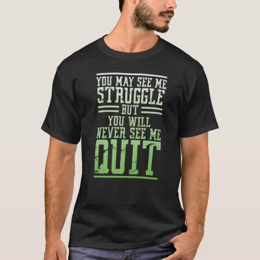僕の奮闘を見てもよいが僕には会えぬ Tシャツ (正面)