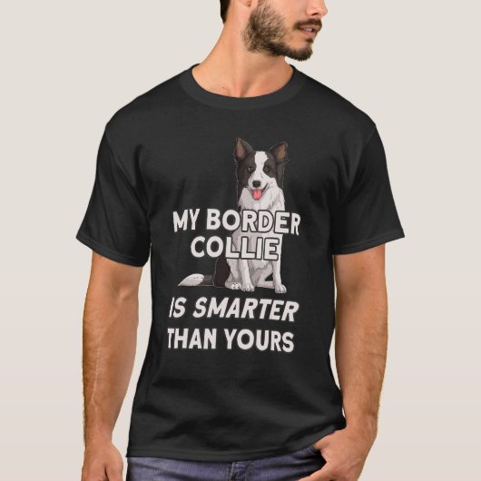 僕の子は頭が切れる君の犬縁どの子だ Tシャツ (正面)