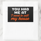 僕の家を売る必要があった 長方形シール (バッグ)