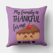 僕の家族は僕に感謝している クッション (裏面)