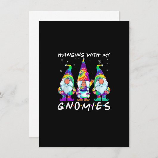 僕の小人たちと遊ぼう ヒッピーの小人 友達のクリス 招待状 (正面/裏面)