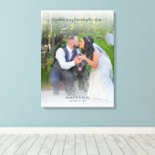 僕の居お気に入りの所は一緒結婚だ キャンバスプリント (インサイチュ (ウッドフロア))