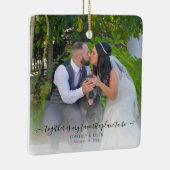 僕の居お気に入りの所は一緒結婚だ セラミックオーナメント (右)